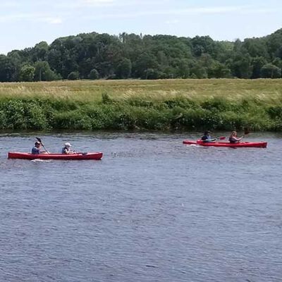 2er Kajak on Tour auf der Freiberger Mulde (Kanuvermietung)